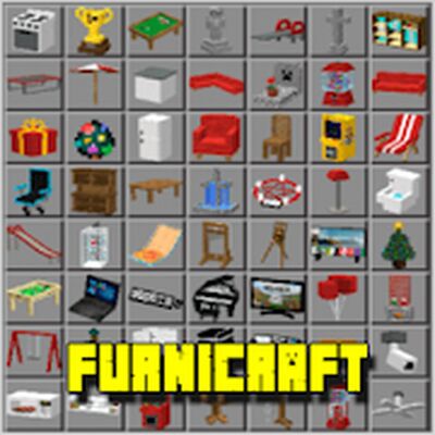 Download Furnicraft Addon for MCPE (Unlocked MOD) for Android