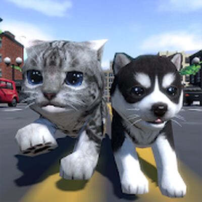 Download Cute Pocket Cat And Puppy 3D (Free Shopping MOD) for Android