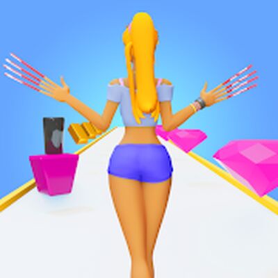 Download Nail Woman: Baddies Long Run, High Women Nails (Unlimited Money MOD) for Android