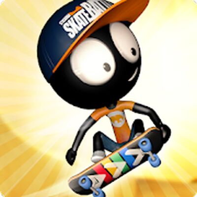 Download Stickman Skate Battle (Unlocked All MOD) for Android
