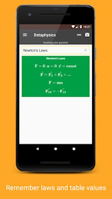 Download Betaphysics — physics solver and formulas helper (Free Ad MOD) for Android