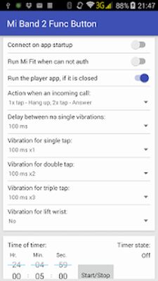 Download Func Button for Mi Band 2 (Unlocked MOD) for Android