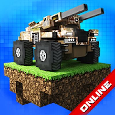 Download Blocky Cars tank games, online (Unlocked All MOD) for Android