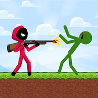 Download Stickman vs Zombies (Unlocked All MOD) for Android
