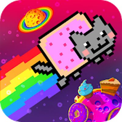 Download Nyan Cat: The Space Journey (Free Shopping MOD) for Android