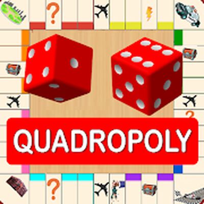 Download Quadropoly Classic Business Board with Smart AI (Unlimited Money MOD) for Android