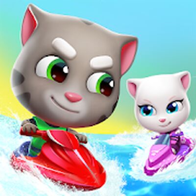 Download Talking Tom Jetski 2 (Free Shopping MOD) for Android