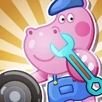 Download Hippo Car Service Station (Unlimited Money MOD) for Android