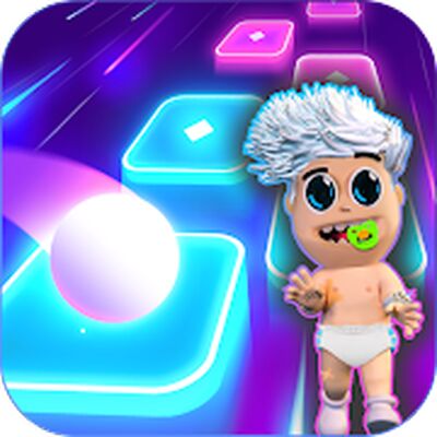 Vlad Bumaga A4 Kids Tiles Hop Game