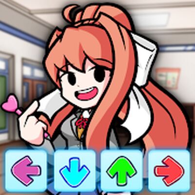 Monika Doki Club FNF Battle