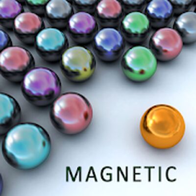 Magnetic balls bubble shoot