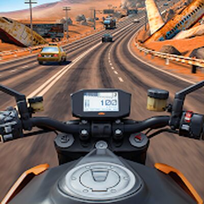 Download Moto Rider GO: Highway Traffic (Free Shopping MOD) for Android