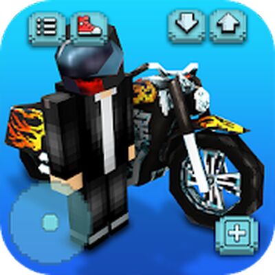 Download Motorcycle Racing Craft: Moto Games & Building 3D (Free Shopping MOD) for Android
