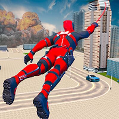 Download Miami Rope Hero Spider Games (Unlocked All MOD) for Android