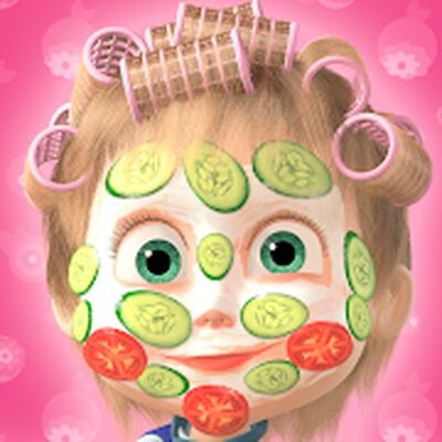 Download Masha and the Bear: Salon Game (Unlocked All MOD) for Android