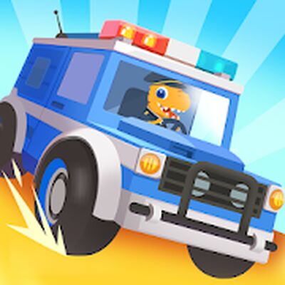 Download Dinosaur Police Car (Unlocked All MOD) for Android