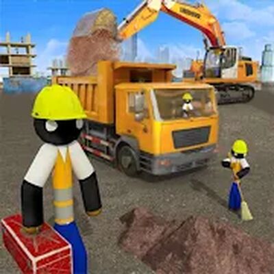 Download Stickman City Construction (Free Shopping MOD) for Android