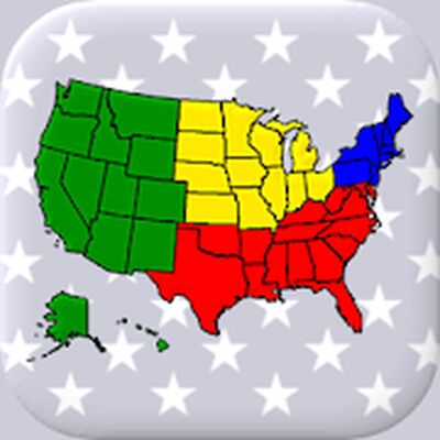 Download 50 US States Map, Capitals & Flags (Free Shopping MOD) for Android