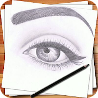 Download How to Draw Eyes Step by Step (Free Ad MOD) for Android