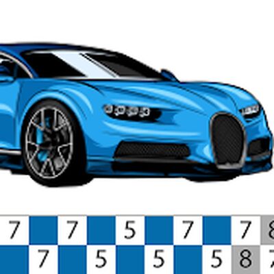 Download Car Color by Number – Pixel Car Coloring Book (Pro Version MOD) for Android