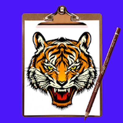 Download How to Draw Tiger Step by Step (Free Ad MOD) for Android