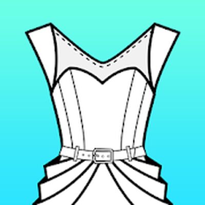 Fashion Design Flat Sketch