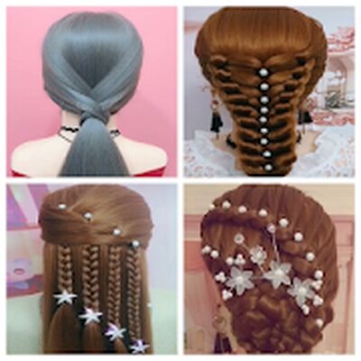 Download Hairstyles step by step for girls (Unlocked MOD) for Android