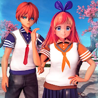 Download Virtual Anime Yandere Girls High School Life 3D  (Unlocked MOD) for Android
