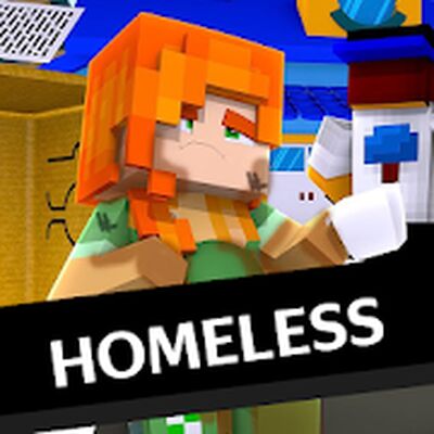 Download Homeless survival mod for Minecraft PE (Free Ad MOD) for Android