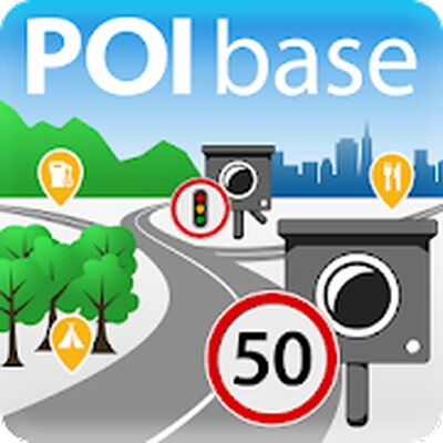Download POIbase speed camera warner (Pro Version MOD) for Android