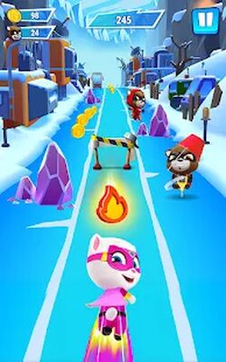 Download Talking Tom Hero Dash (Unlocked All MOD) for Android