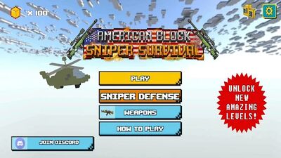 Download American Block Sniper Survival (Free Shopping MOD) for Android