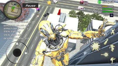 Download Super Crime Steel War Hero Iron Flying Mech Robot (Unlocked All MOD) for Android