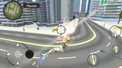 Download Super Crime Steel War Hero Iron Flying Mech Robot (Unlocked All MOD) for Android