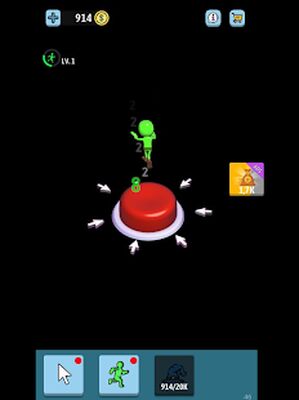 Download Green button: Money clicker (Free Shopping MOD) for Android
