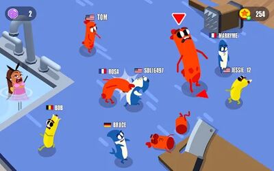 Download Sausage Wars.io (Unlocked All MOD) for Android
