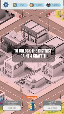 Download Idle Graffiti (Unlimited Coins MOD) for Android