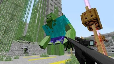 Download Zombie Apocalypse map for MCPE (Free Shopping MOD) for Android