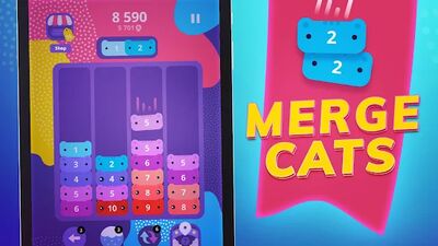 Download CATRIS: Cat Merge Puzzle Games (Premium Unlocked MOD) for Android