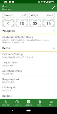 Download Character Sheet for any RPG (Unlimited Coins MOD) for Android