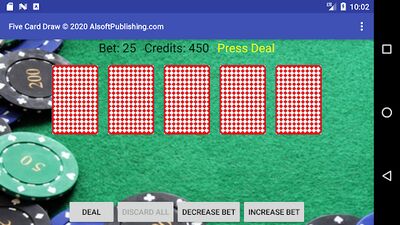 Download Five Card Draw Poker (Premium Unlocked MOD) for Android