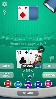 Download Blackjack 21 (Unlocked All MOD) for Android