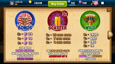 Download Pharaoh Slots Free Casino Game (Unlimited Money MOD) for Android