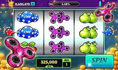 Download Spinner Slots Fidget Casino (Unlimited Coins MOD) for Android
