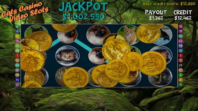 Download Cats Casino Video Slots (Unlocked All MOD) for Android