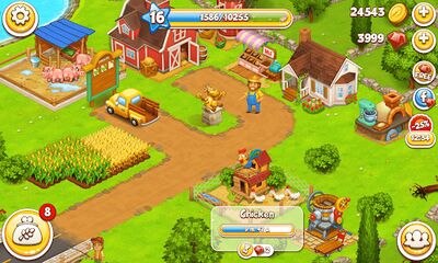 Download Farm Town Village Build Story (Unlimited Money MOD) for Android