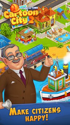 Download Cartoon city 2 farm town story (Unlocked All MOD) for Android