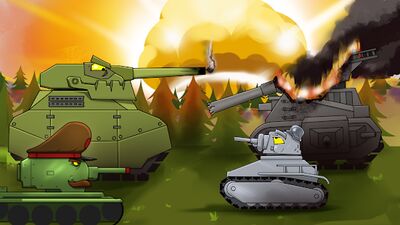 Download Merge Tanks 2: KV-44 Tank War (Unlimited Coins MOD) for Android