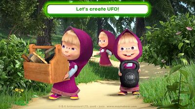 Download Masha and the Bear: UFO (Free Shopping MOD) for Android