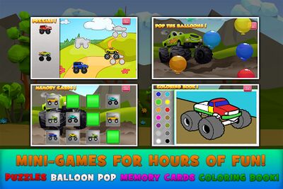 Download Monster Trucks Game for Kids 2 (Free Shopping MOD) for Android